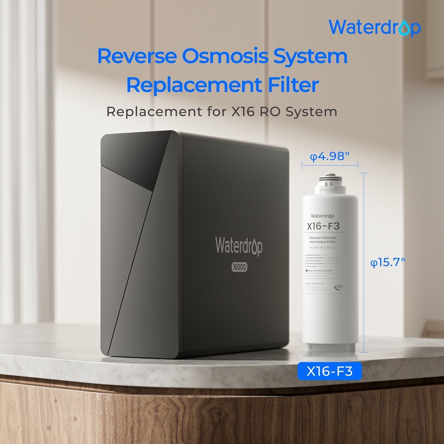 Waterdrop X16-F3 RO Membrane